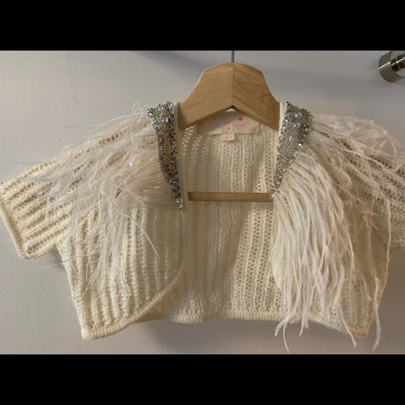 NWT size 2/3 Tutu Du Monde Baby's Breath Shrug - Picture 3 of 3